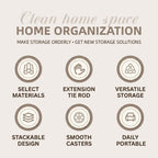 Grey Tissue Storage Box Cover Home Organiser | StorageOZ
