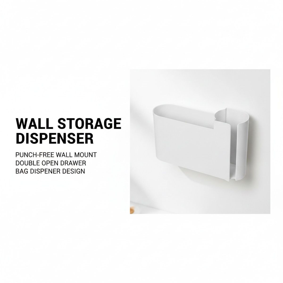 White Drawer Storage Box Desk Home Organiser | StorageOZ
