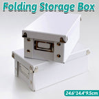 White Foldable Home Storage Box Organiser | StorageOZ