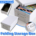 White Foldable Home Storage Box Organiser | StorageOZ