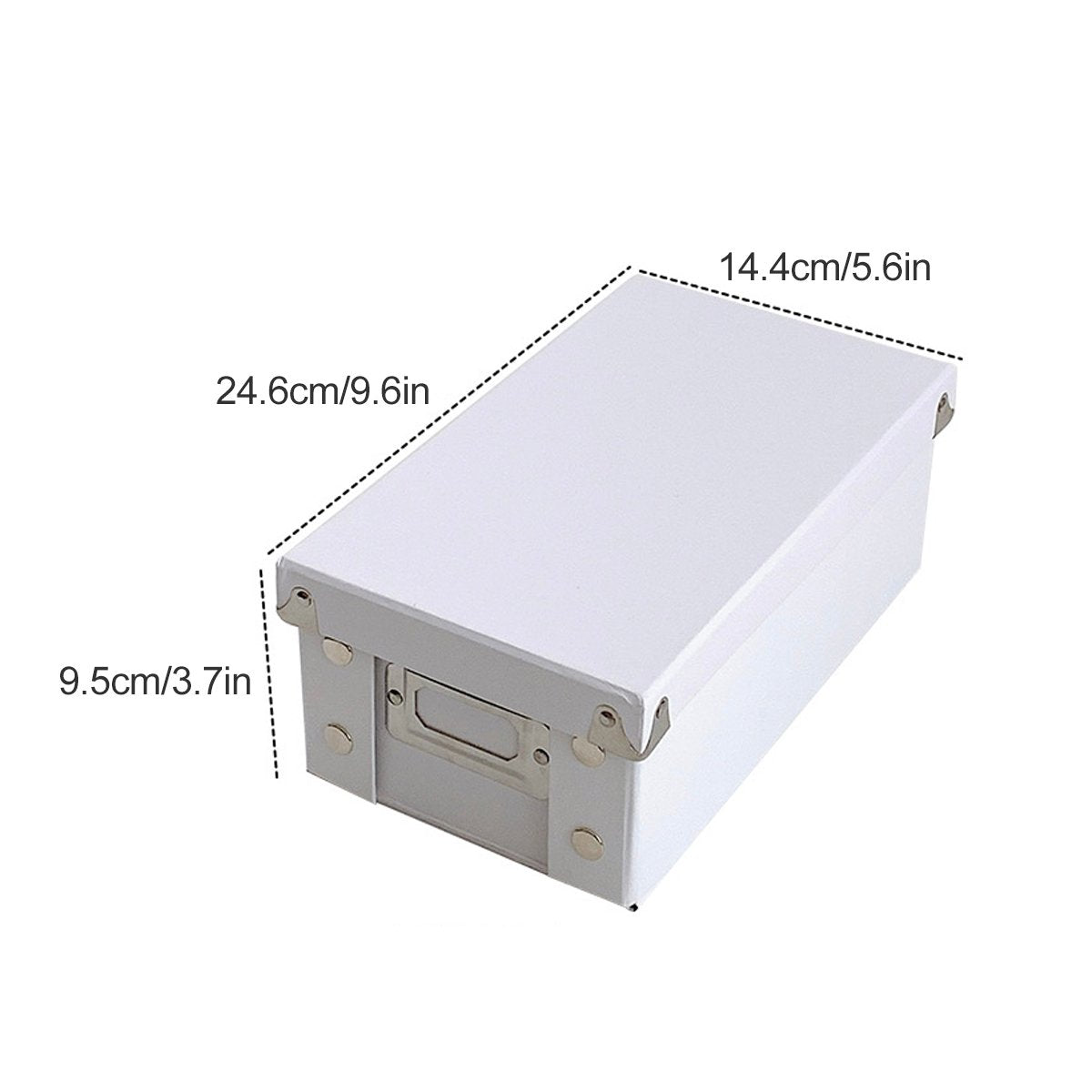 White Foldable Home Storage Box Organiser | StorageOZ