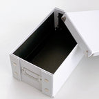 White Foldable Home Storage Box Organiser | StorageOZ