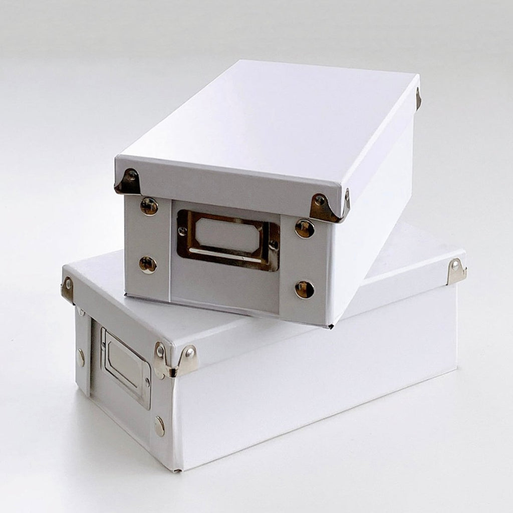 White Foldable Home Storage Box Organiser | StorageOZ