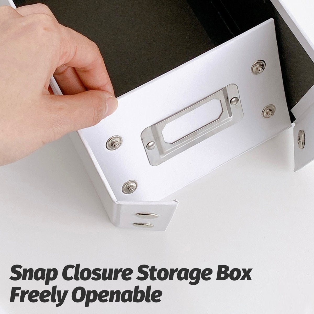 White Foldable Home Storage Box Organiser | StorageOZ