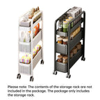 3 Tier Slim Pull Out Trolley Two Colours | StorageOZ