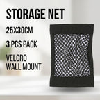 3 Pcs Velcro Mesh Storage Net for Cabinets | StorageOZ