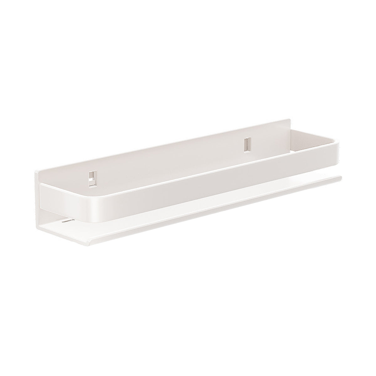 White Steel Kitchen Wall Shelf Two Widths | StorageOZ