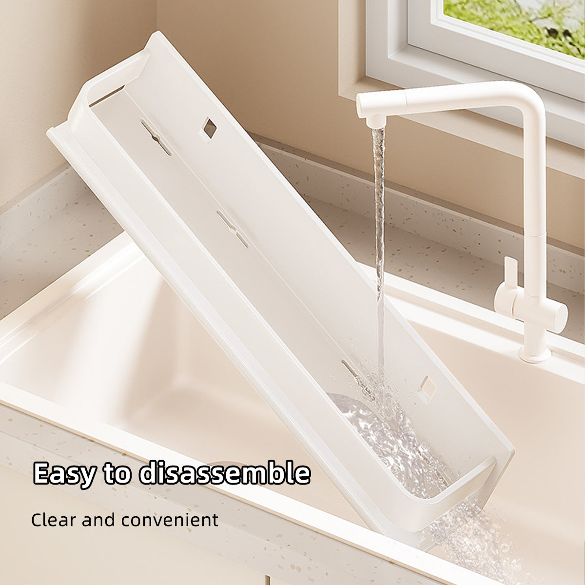 White Steel Kitchen Wall Shelf Two Widths | StorageOZ