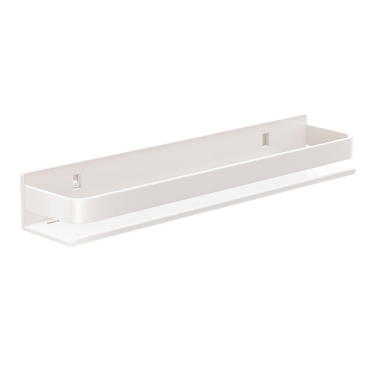 White Steel Kitchen Wall Shelf Two Widths | StorageOZ