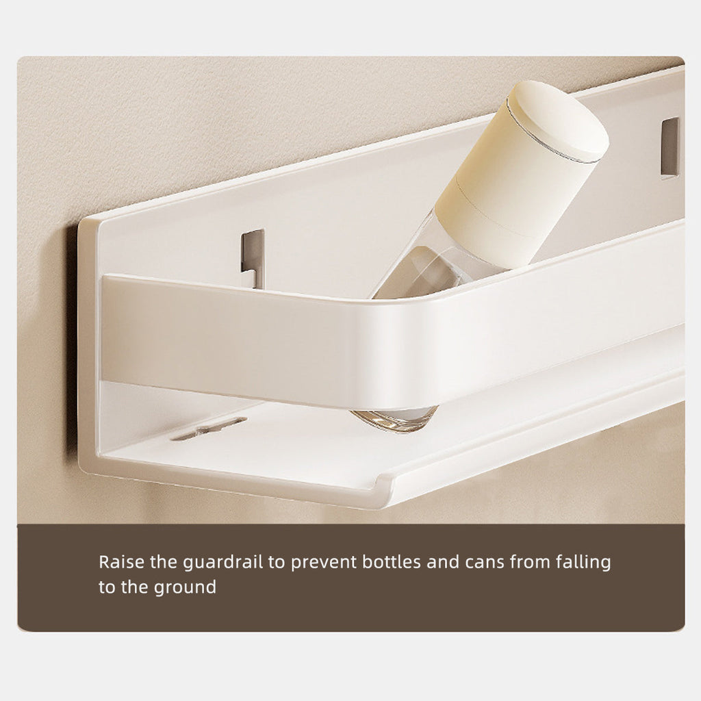 White Steel Kitchen Wall Shelf Two Widths | StorageOZ