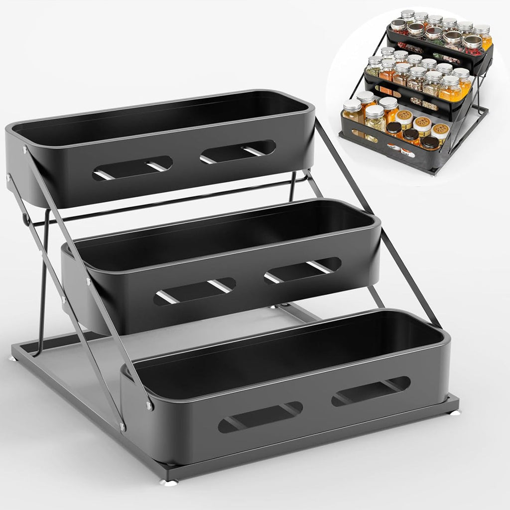 3 Tier Counter Spice Rack Three Colours Set | StorageOZ