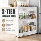 White 3 Tier Storage Rack Home Organiser | StorageOZ