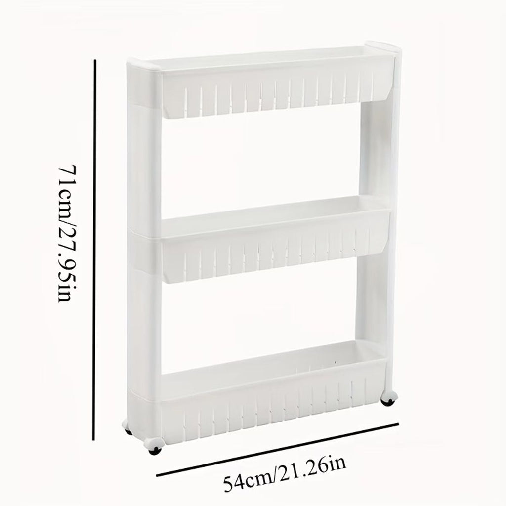 White 3 Tier Storage Rack Home Organiser | StorageOZ