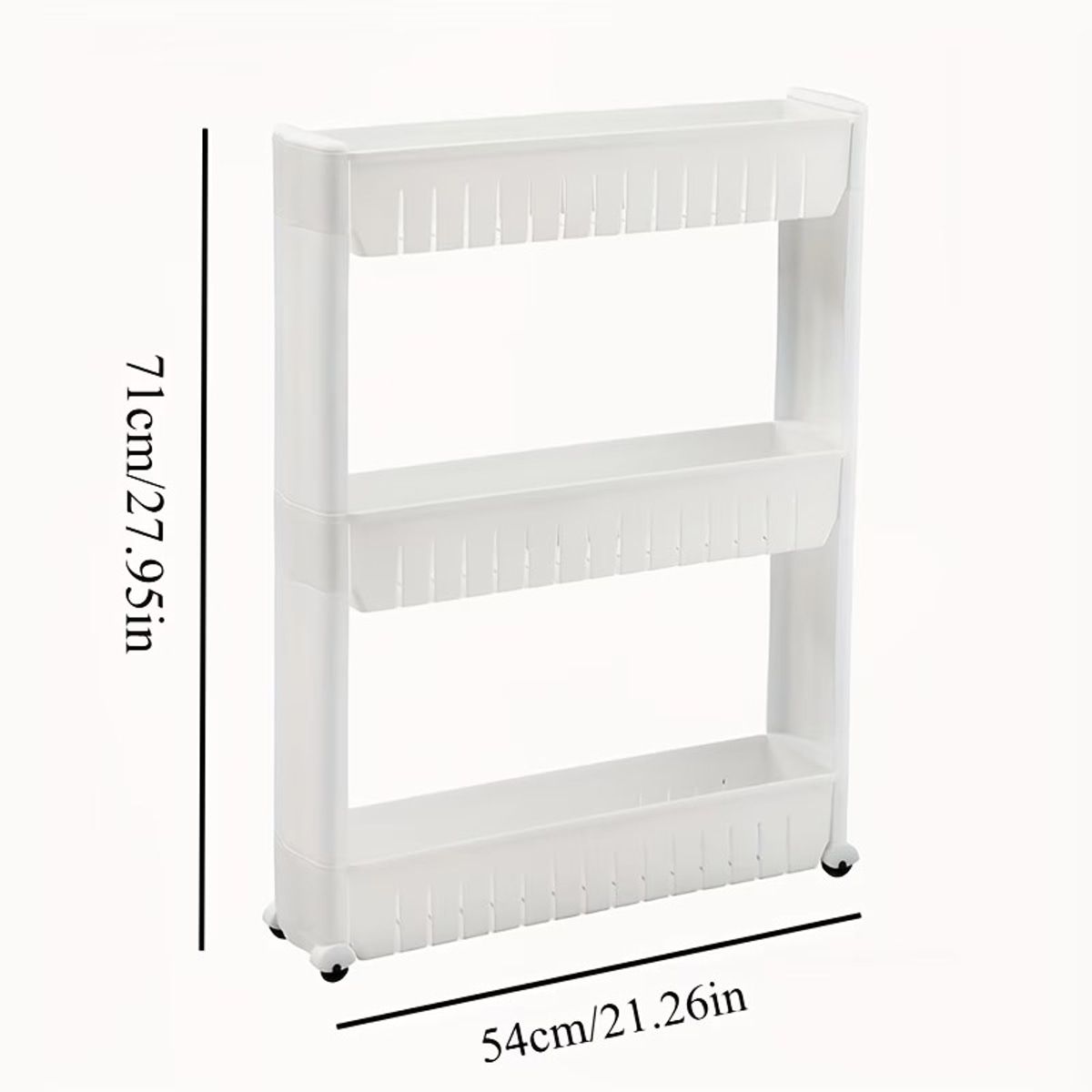 White 3 Tier Storage Rack Home Organiser | StorageOZ
