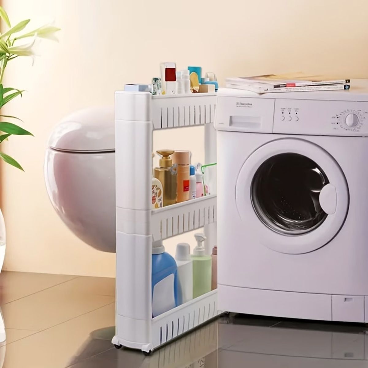 White 3 Tier Storage Rack Home Organiser | StorageOZ