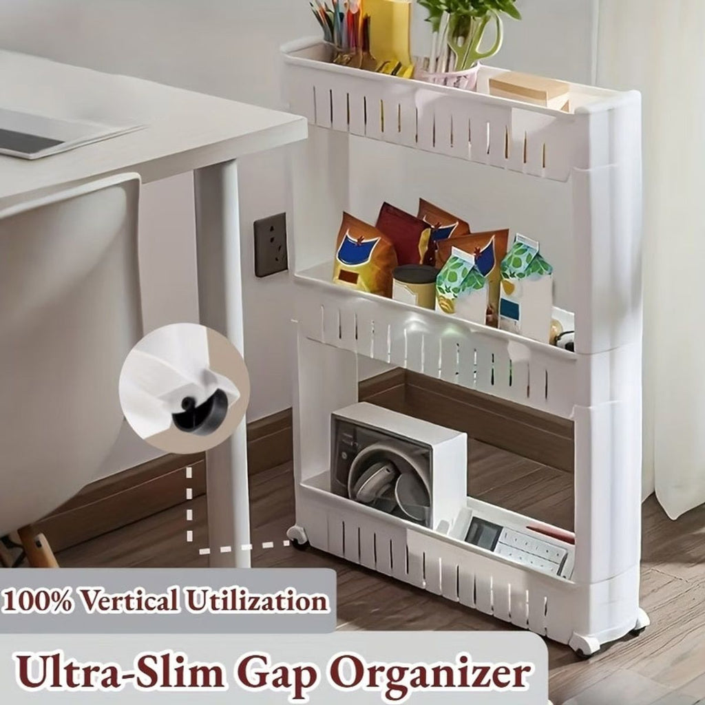 White 3 Tier Storage Rack Home Organiser | StorageOZ
