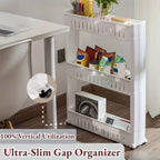 White 3 Tier Storage Rack Home Organiser | StorageOZ