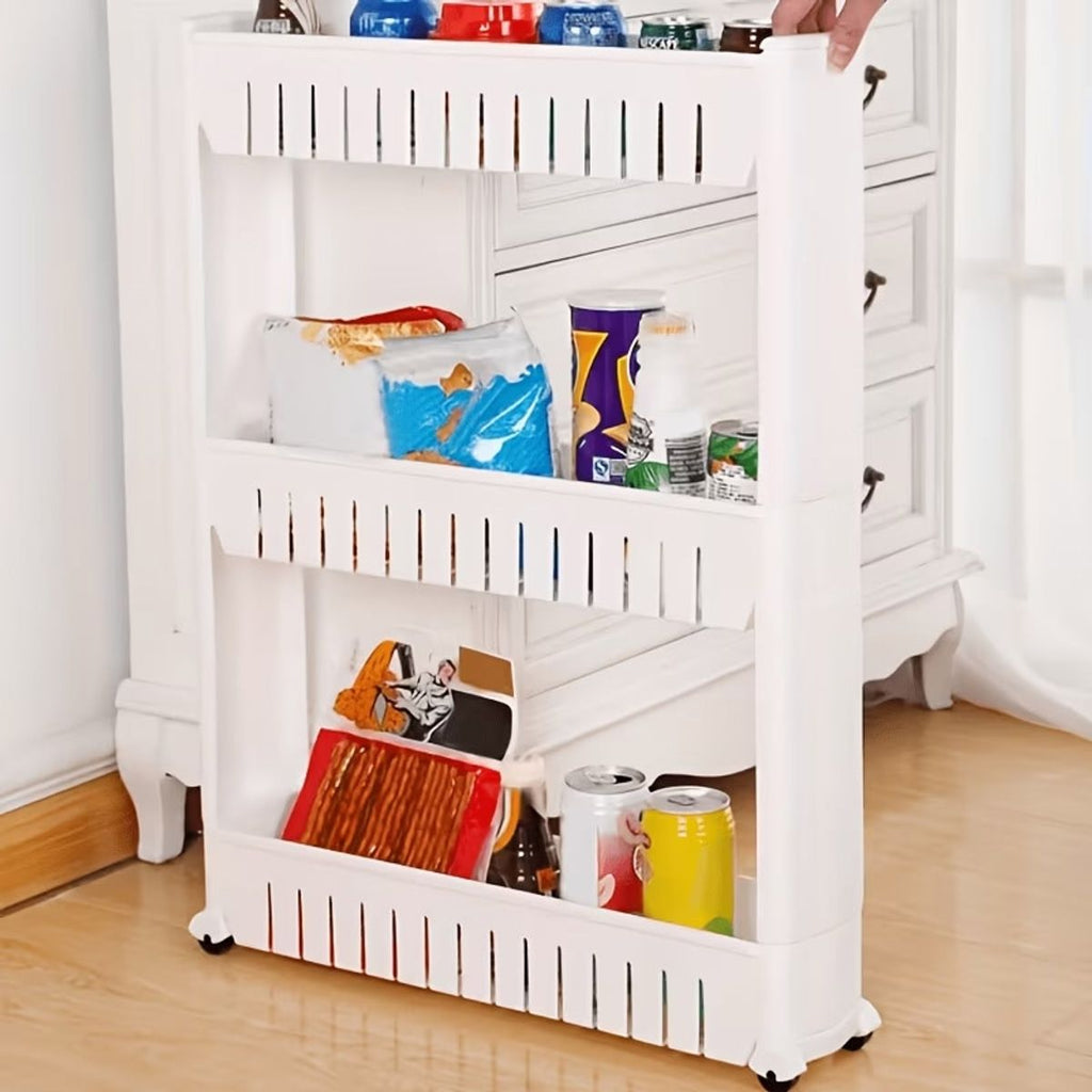 White 3 Tier Storage Rack Home Organiser | StorageOZ