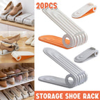 20 Pcs Double Layer Shoe Organisers Two Colours | StorageOZ