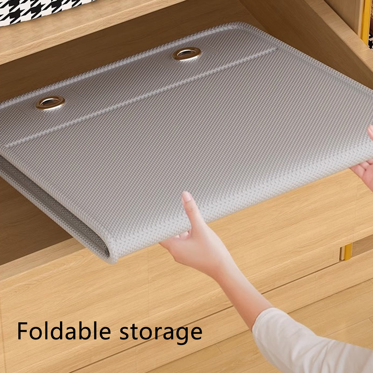 Grey Hanging Wall Storage Bag Two Heights | StorageOZ