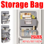 Grey Hanging Wall Storage Bag Two Heights | StorageOZ