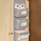 Grey Hanging Wall Storage Bag Two Heights | StorageOZ