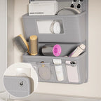Grey Hanging Wall Storage Bag Two Heights | StorageOZ