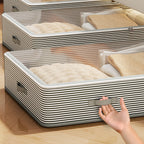 Under Bed Fabric Storage Bin Two Sizes Set | StorageOZ