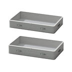 Under Bed Fabric Storage Bin Two Sizes Set | StorageOZ