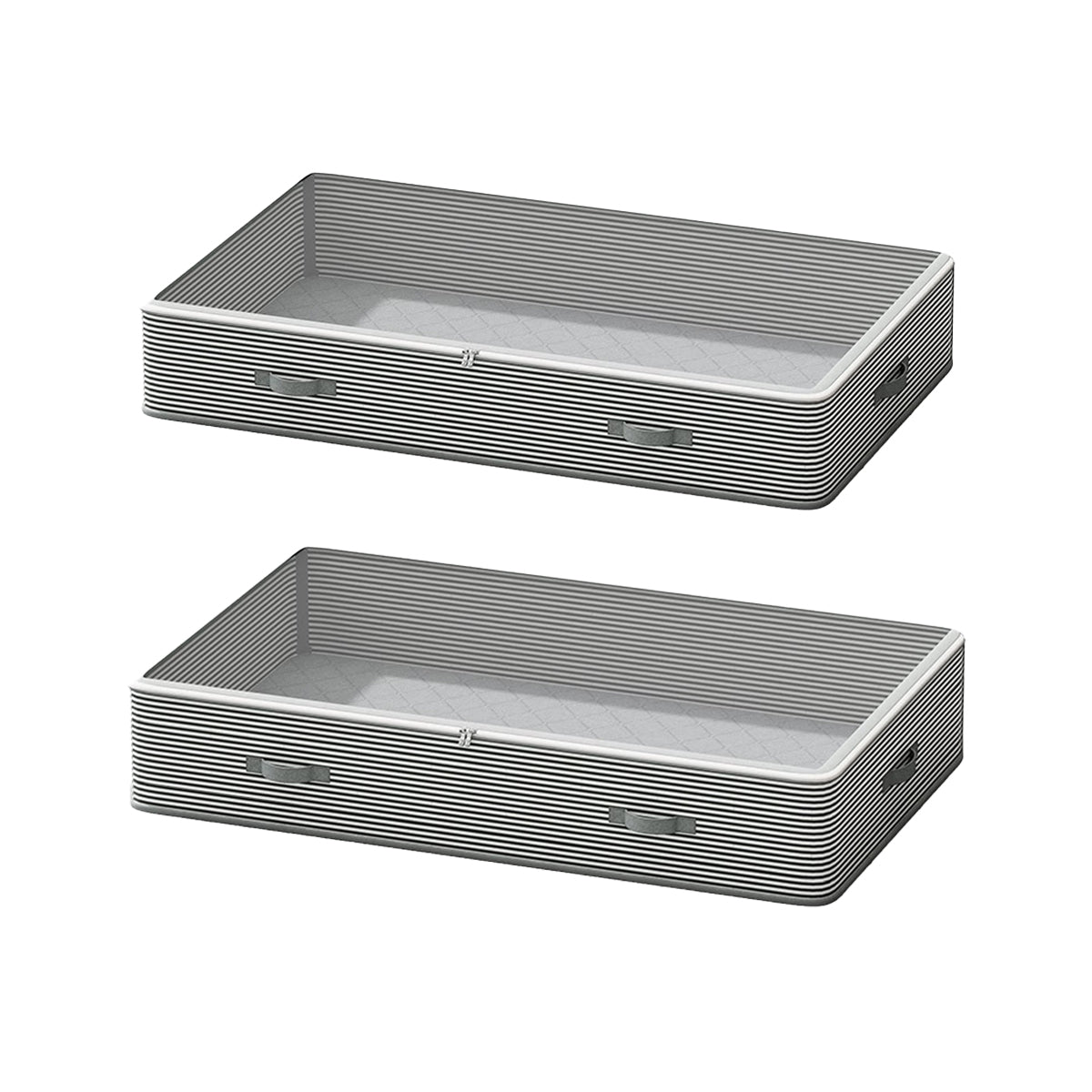 Under Bed Fabric Storage Bin Two Sizes Set | StorageOZ