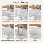 Collapsible Divider Basket Two Sizes Set | StorageOZ