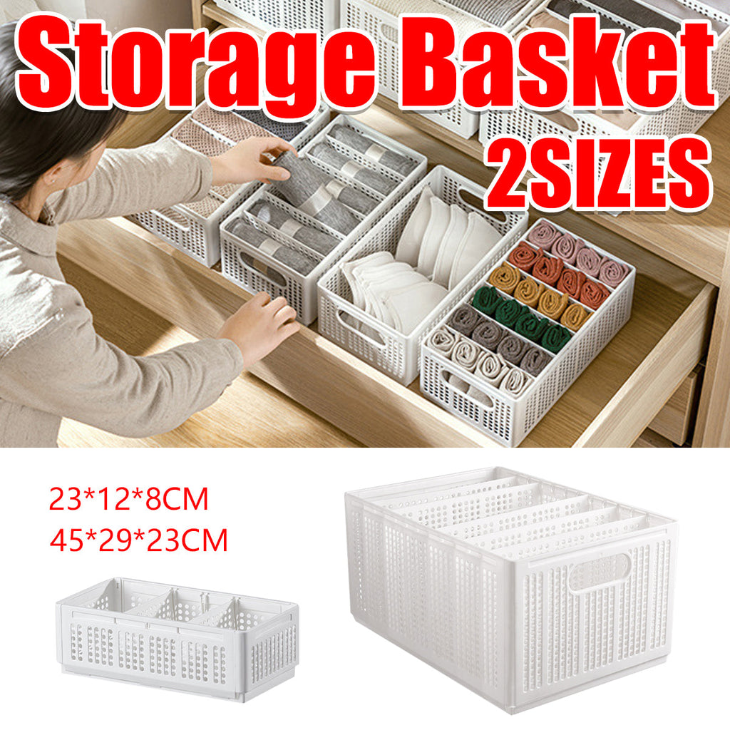 Collapsible Divider Basket Two Sizes Set | StorageOZ