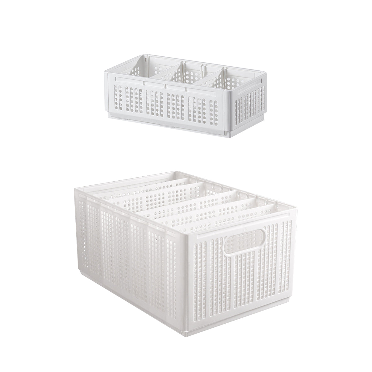 Collapsible Divider Basket Two Sizes Set | StorageOZ