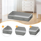 Under Bed Fabric Storage Bin Two Sizes Set | StorageOZ