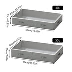 Under Bed Fabric Storage Bin Two Sizes Set | StorageOZ
