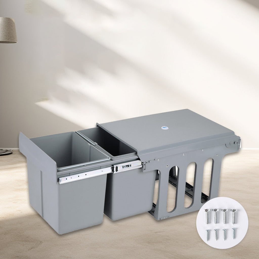 Pull Out Under Sink Sort Bins Two Layouts | StorageOZ