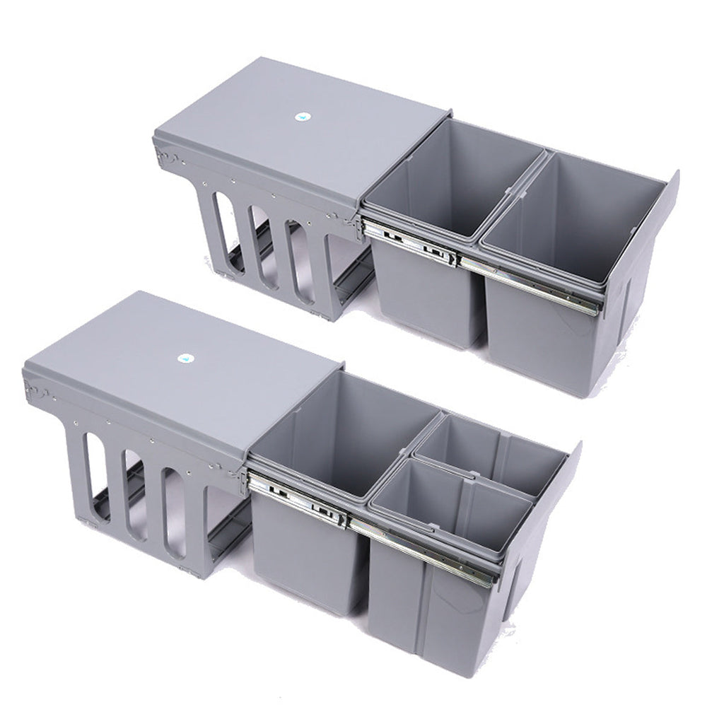 Pull Out Under Sink Sort Bins Two Layouts | StorageOZ