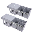 Pull Out Under Sink Sort Bins Two Layouts | StorageOZ