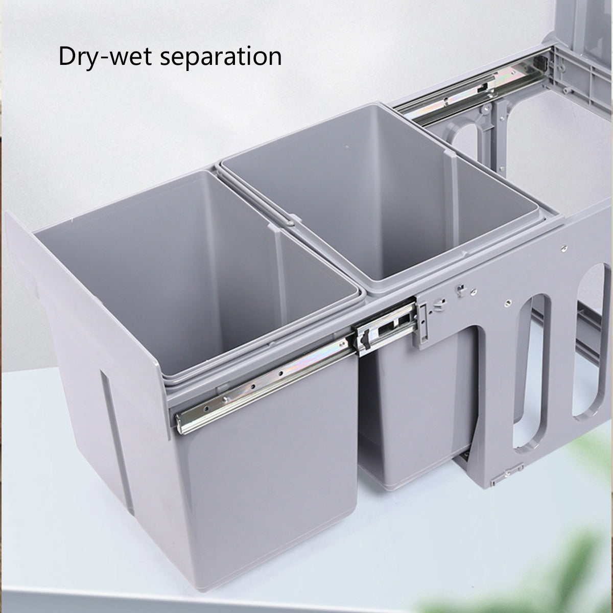 Pull Out Under Sink Sort Bins Two Layouts | StorageOZ