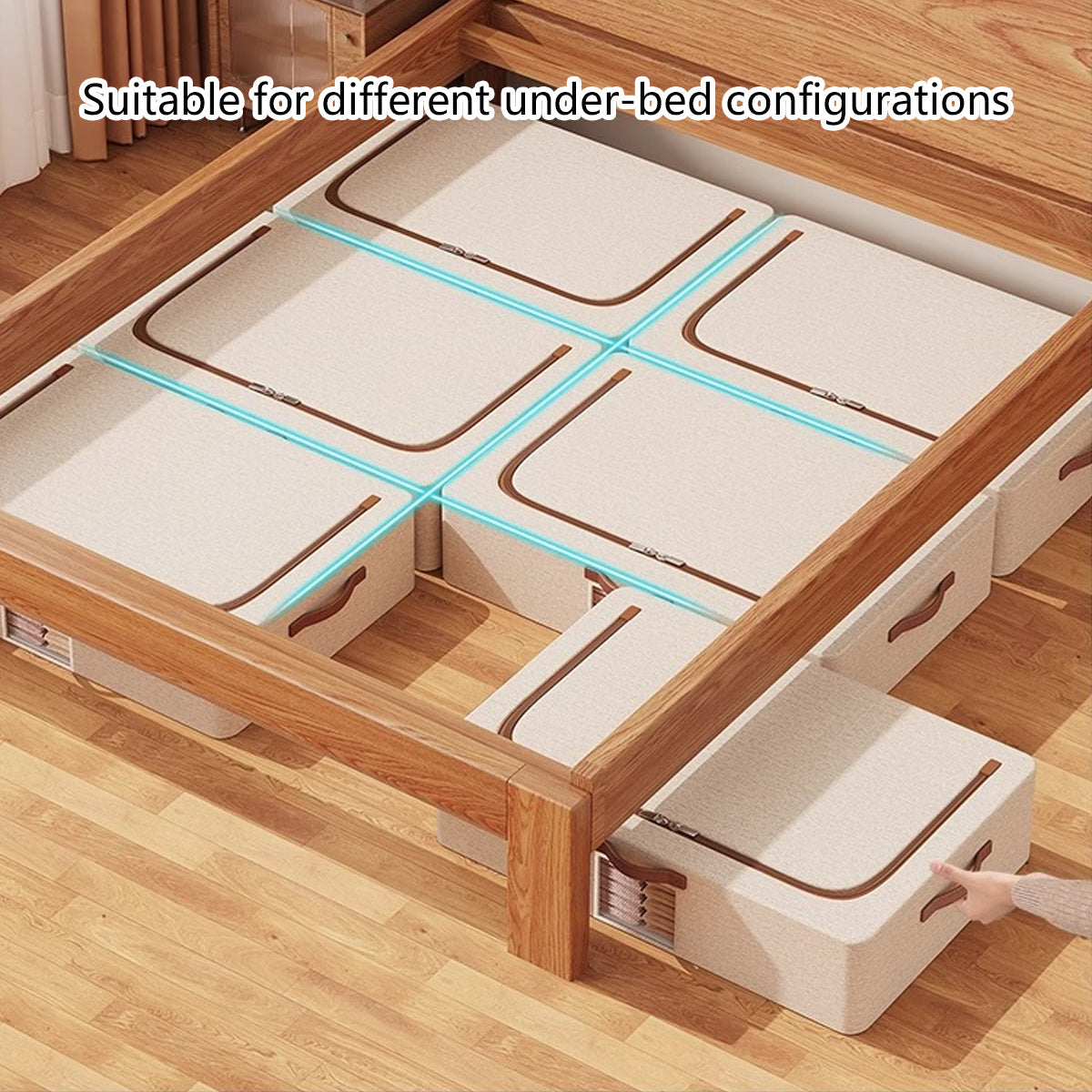 Foldable Under Bed Storage Box Three Sizes | StorageOZ