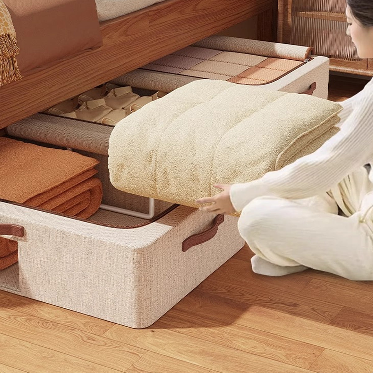 Foldable Under Bed Storage Box Three Sizes | StorageOZ
