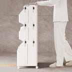 White Storage Cart Two or Three Tiers Set | StorageOZ