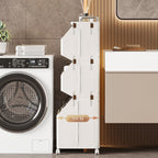 White Storage Cart Two or Three Tiers Set | StorageOZ