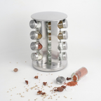 Rotating 4 Tier Spice Rack Two Shapes Set | StorageOZ