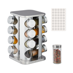 Rotating 4 Tier Spice Rack Two Shapes Set | StorageOZ