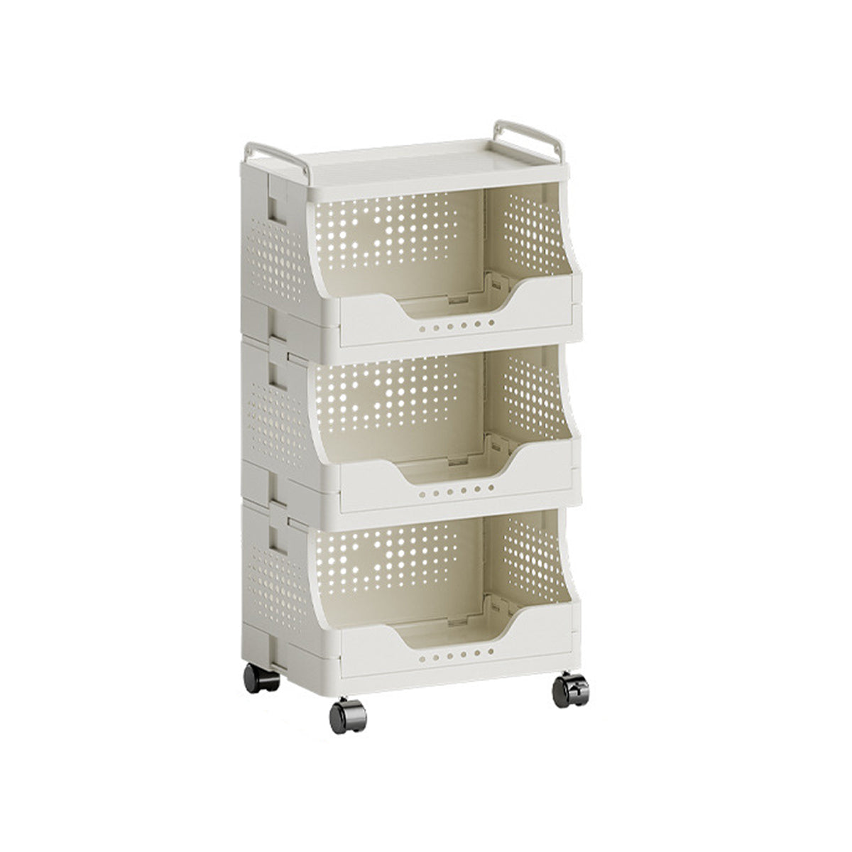 3 Tier Storage Carts Two Colours Organiser | StorageOZ