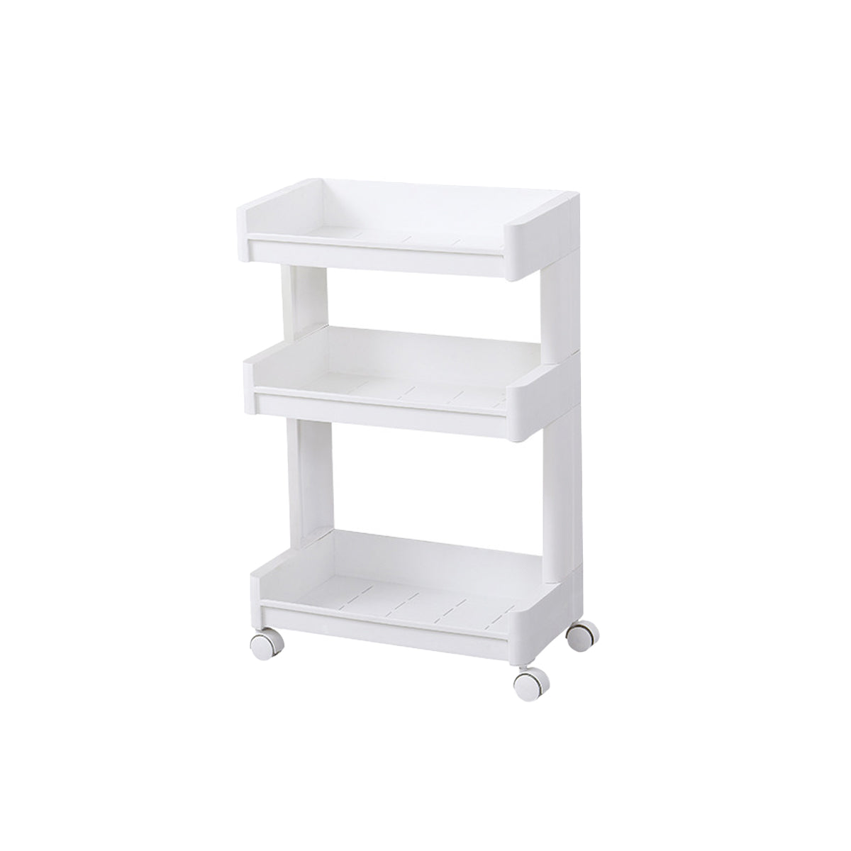 3 Tier Rolling Bathroom Cart Two Widths Set | StorageOZ