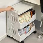 3 Tier Storage Carts Two Colours Organiser | StorageOZ