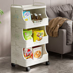 3 Tier Storage Carts Two Colours Organiser | StorageOZ