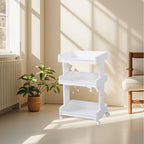 3 Tier Rolling Bathroom Cart Two Widths Set | StorageOZ
